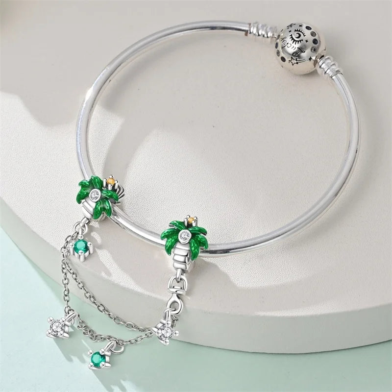 925 Sterling Silver Crab Beach Ocean Vacation Beads 3mm DIY Holiday Fine Jewelry Gift Making