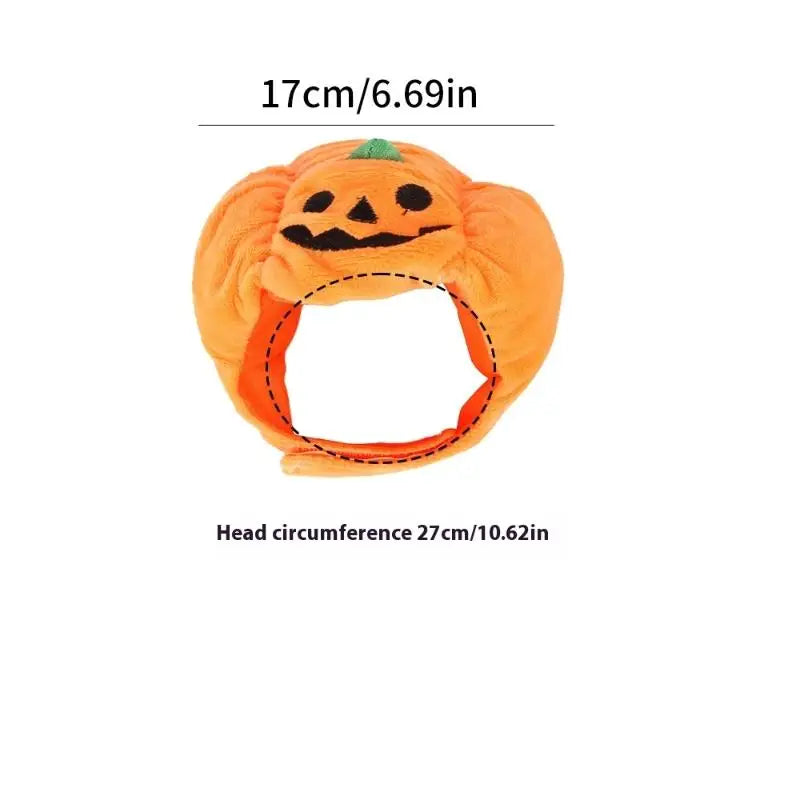 1Pcs Cute Pet Halloween Dog Cat Costume Small Dogs Cat Cosplay Bat Pumpkin Headgear Hat Pet Supplies