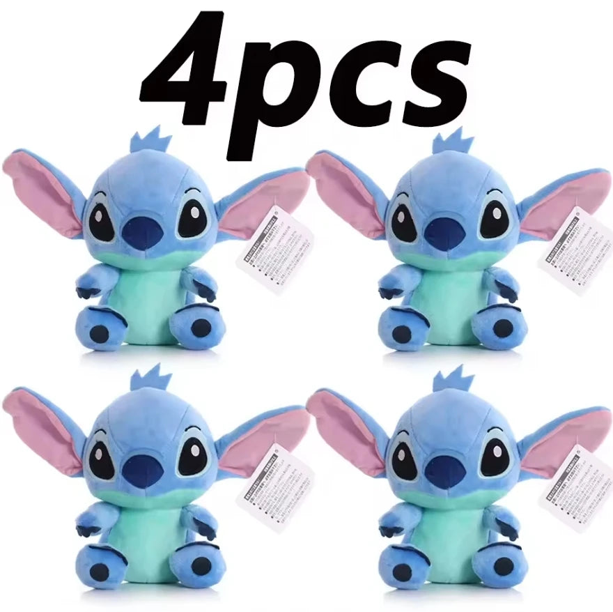 12cm 20cm 25cm Stitch Stuffed Plush Models Cartoon Stuffed Plush Dolls Anime Plush Baby Toys Kawaii Kids Birthday Gift