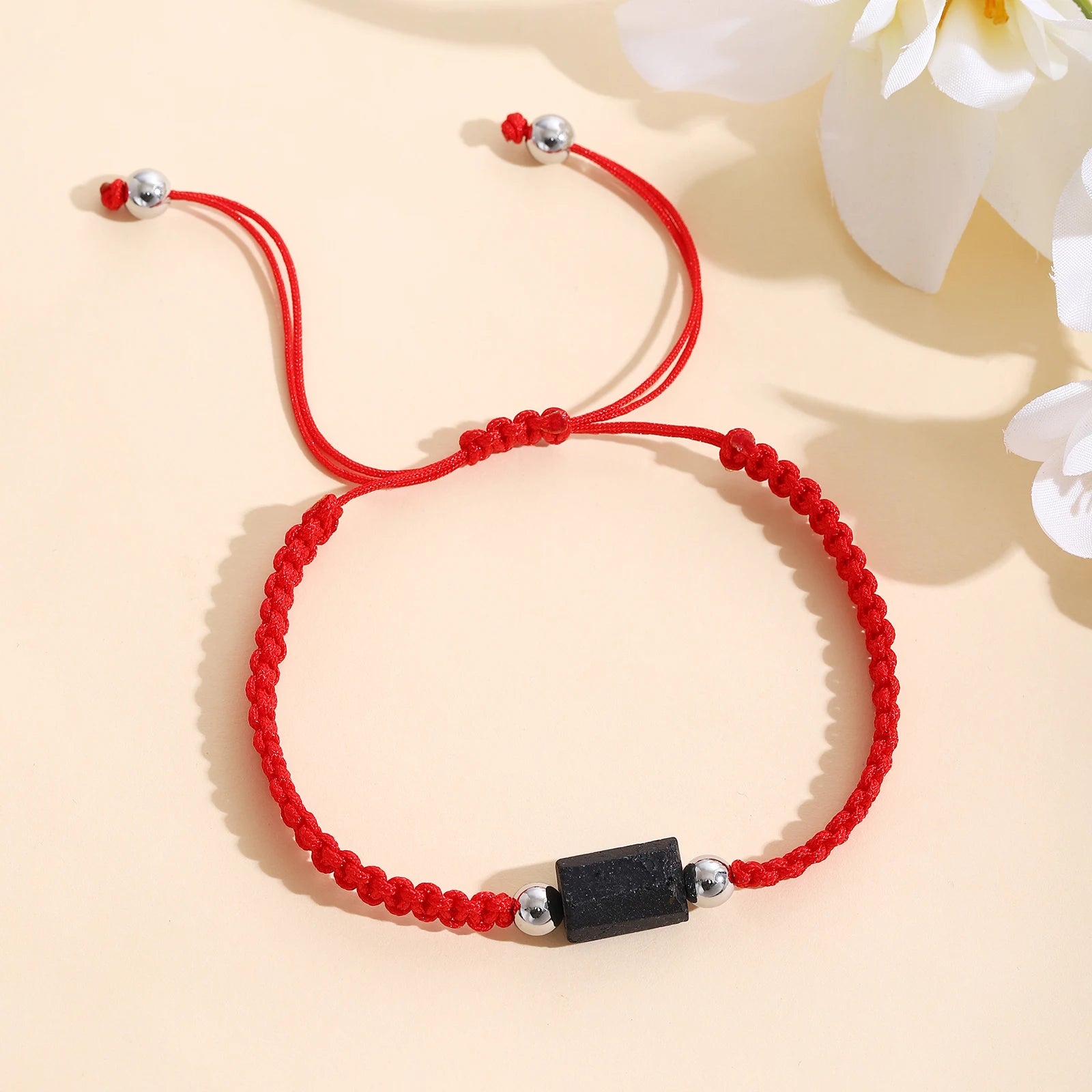 Black Tourmaline natural Bracelet for Men Women Healing Crystal Handmade Stretch Natural Stone Beaded Adjustable Jewelry Gift