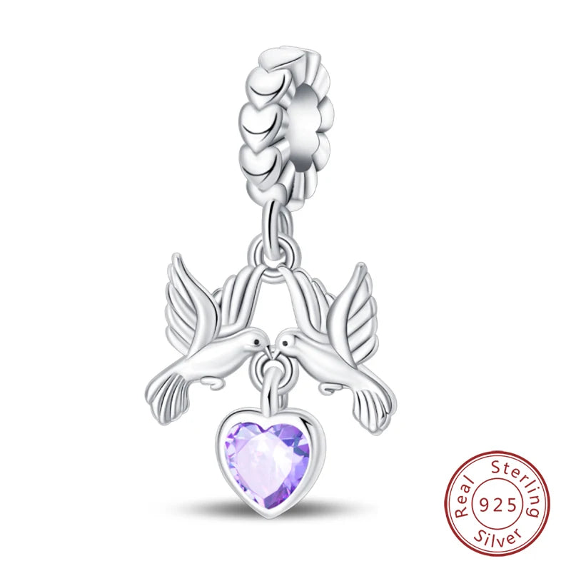 925 Silver Fashion Camera Coffee Cup Flower Charms Beads Fit Qikaola 925 Original Bracelet DIY Birthday Jewelry Making For Women