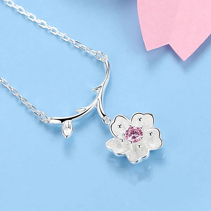 925 Sterling Silver Necklace Pendant Zircon High Quality Chain For Women Luxury Fashion Wedding Engagement Jewelry Party Gifts