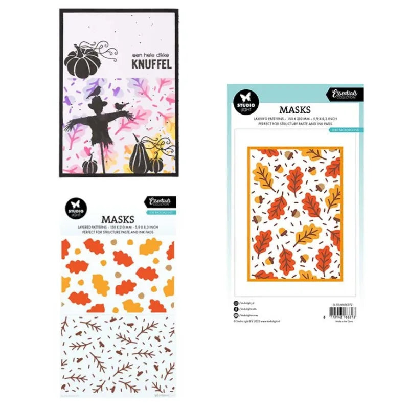 Umbrella Mushrooms Pumpkin Animals Autumn Tree Card Metal Cutting Dies Silicone Stamps Scrapbook Stencil Photo Album DIY Paper