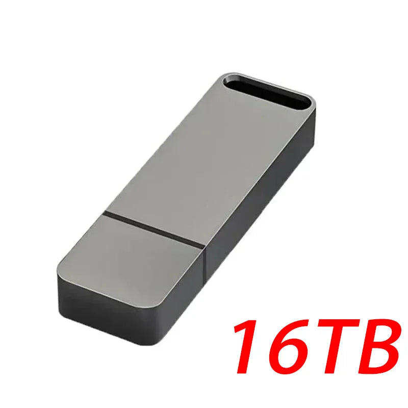 Xiaomi Mijia 16TB Flash Drive OTG USB3.2 High Speed Transfer Pen Drive Key 8TB 4TB Portable Metal Memory Drive Waterproof
