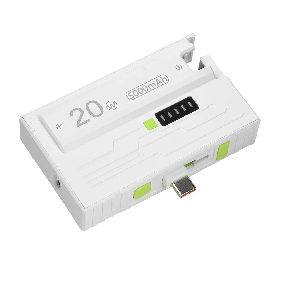 1*21700 Battery Box DIY Kit Battery Charger Case DIY Power Bank Box 20W Fast Charging For Phone Charging Not Including Batteries