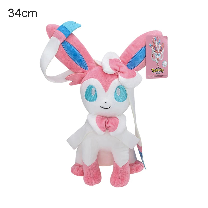 Original Peluche Pokemon Plush Eevee Toys Evolution Leafeon Sylveon Umbreon Espeon Glaceon Jolteon Stuffed Animal Doll Kids Gift