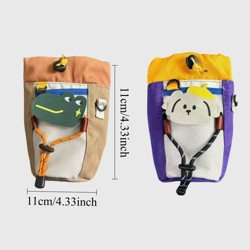Bicycle Water Bottle Bag, Tote Bag, Cartoon Riding Equipment Mountain Bag, Road Bike Front Bag Accessories Bicycle Bags Panniers