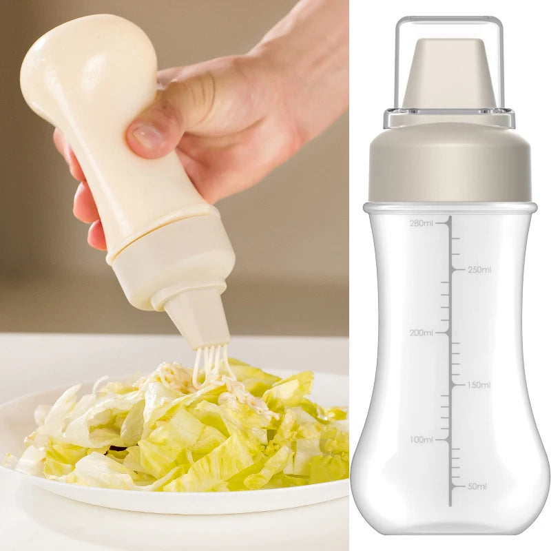 Condiment Squeeze Bottles 5 Hole Nozzles 350ml Sauce Squeeze Bottle,Ketchup Bottles Squeeze for Ketchup,Sauces,Syrup,BBQ,Kitchen