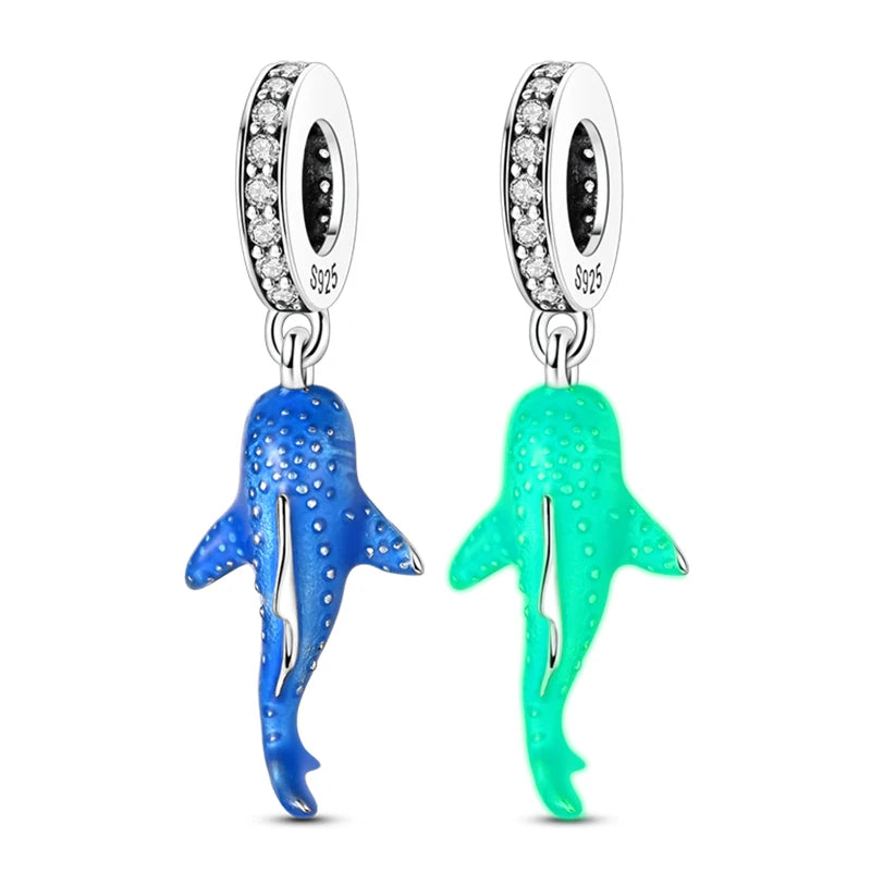 Ocean Trendy 925 Silver Dolphin Crab Boat Beach Charms Beads Fit 3mm Original Bracelets DIY Thoughtful Fine Jewelry Making Gifts