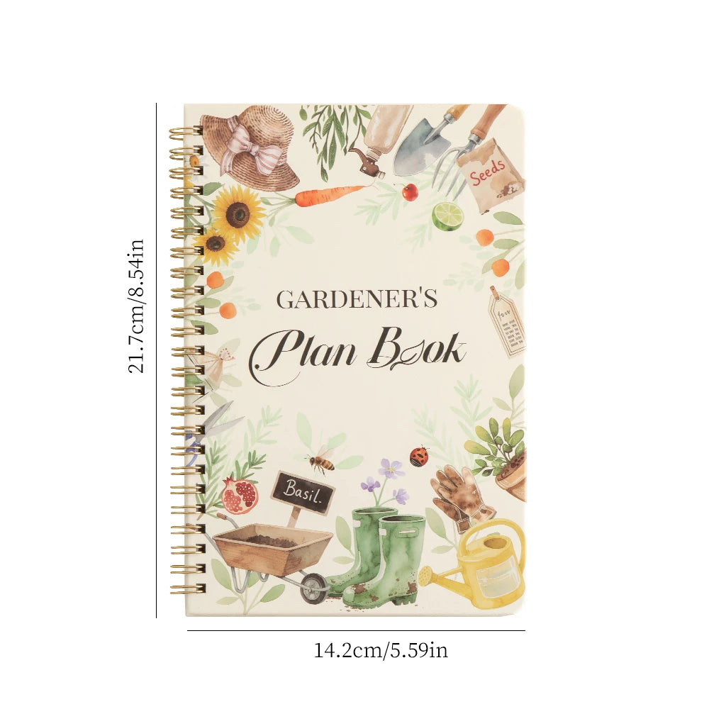 88 Pages A5 Gardening Planner Plant Care Journal With Checklists Layout Design Tips Planting Sowing Guide Plant Care Tracker 