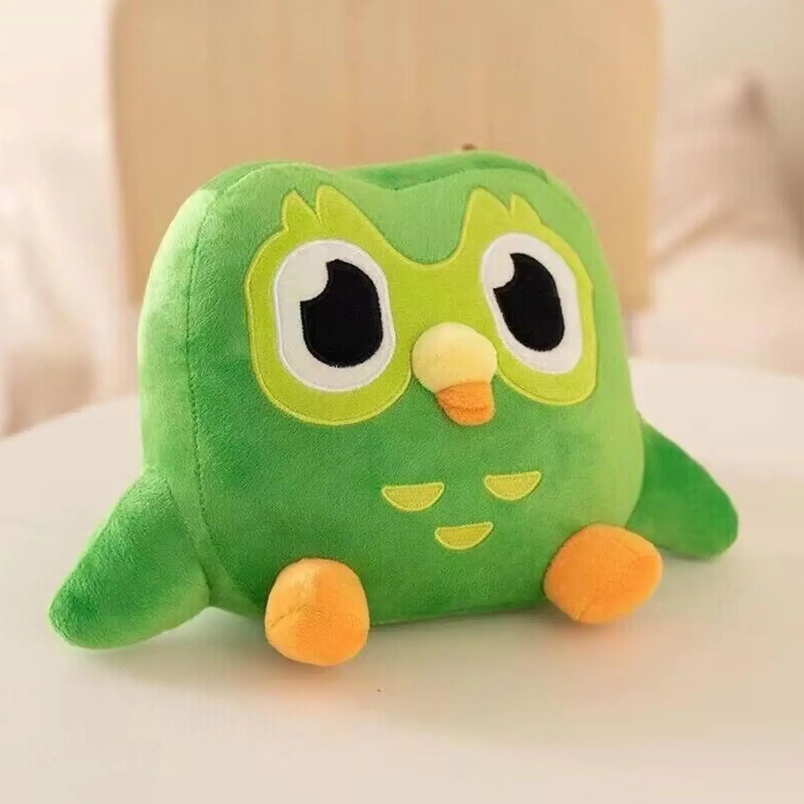 Duolingo DuoPlush Officially Licensed Reminder to Do Your Daily Lesson Premium Plushie FeatherGreen 8.5 Inch