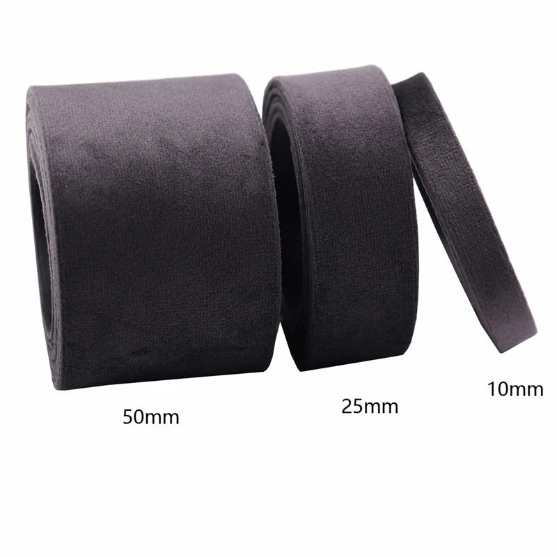 1m Velvet Fabric Ribbon for DIY Hair Bow Pet Rope Accessory Materials Decorative Ribbons for Crafts