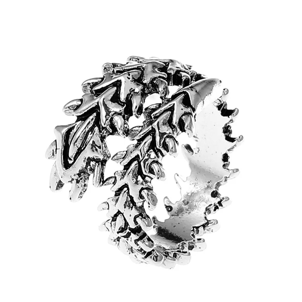 Punk Alien Ring Alloy Men's and Women's Jewelry Halloween Party Birthday Gift Fashion Decoration Finger Accessories 2024 trend