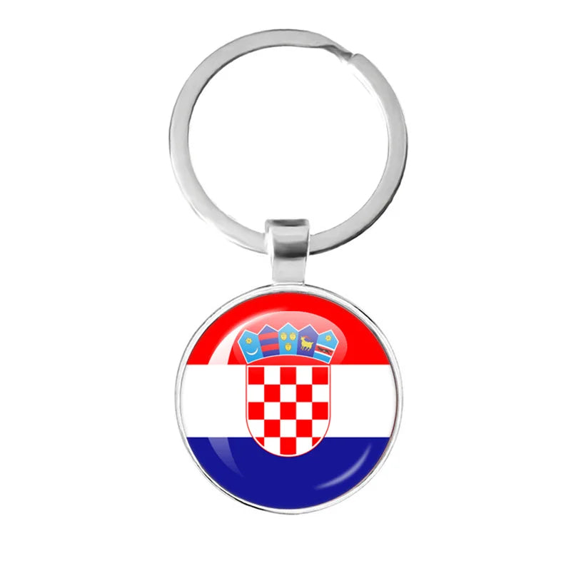European National Flags, Albania, Andorra, Belarus, Belgium, Bosnia and Herzegovina, Bulgaria, Croatia, Popular Key Chain
