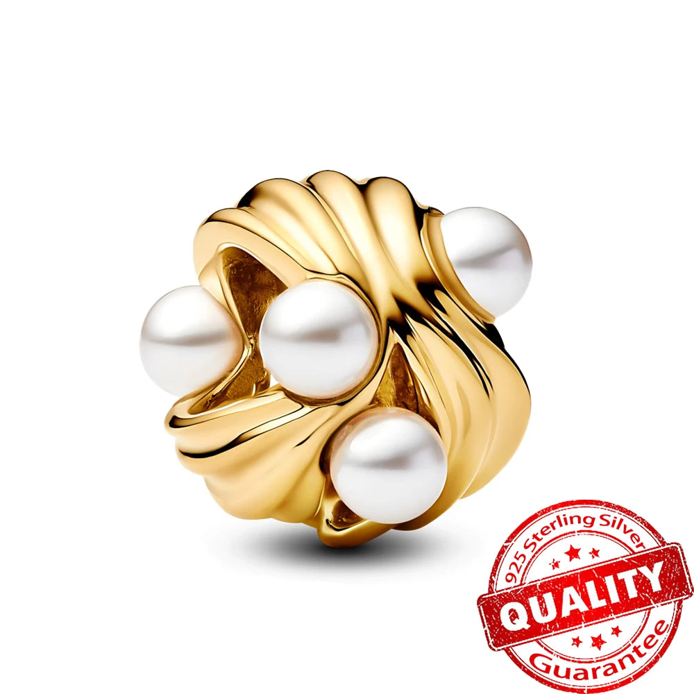 Underwater World 925 Sterling Silver Ocean Octopus Seashell Seahorse Starfish Pendant Fit DIY Bracelet Necklace Boutique Gift