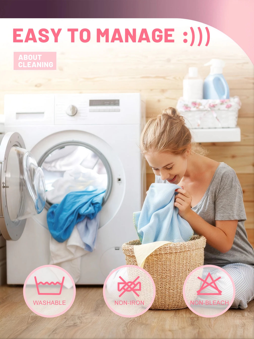 1 Simple modern Plant Flower Pink Rose digital printed frosted Fitted Sheet,bedroom printed bed cover,bedding(No pillowcase)