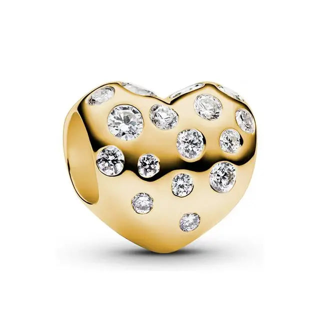 Valentine's Day Charm An Arrow Pierces The Heart Pendant Forever Love Bead Fit Original Bracelet DIY Accessories Jewelry Gift