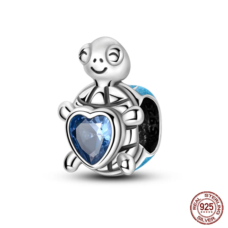 Luminous Bulb Charms Fit Qikaola Original Bracelet 925 Sterling Silver Colorful Balloon House Tram Charms Beads DIY Jewelry Gift