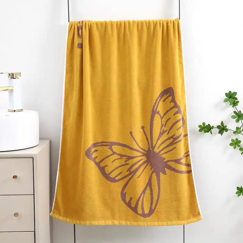 450g thickened pure cotton bath towel for adults, suitable for both men and women, 70*140cm, soft, absorbent, non-pilling, large