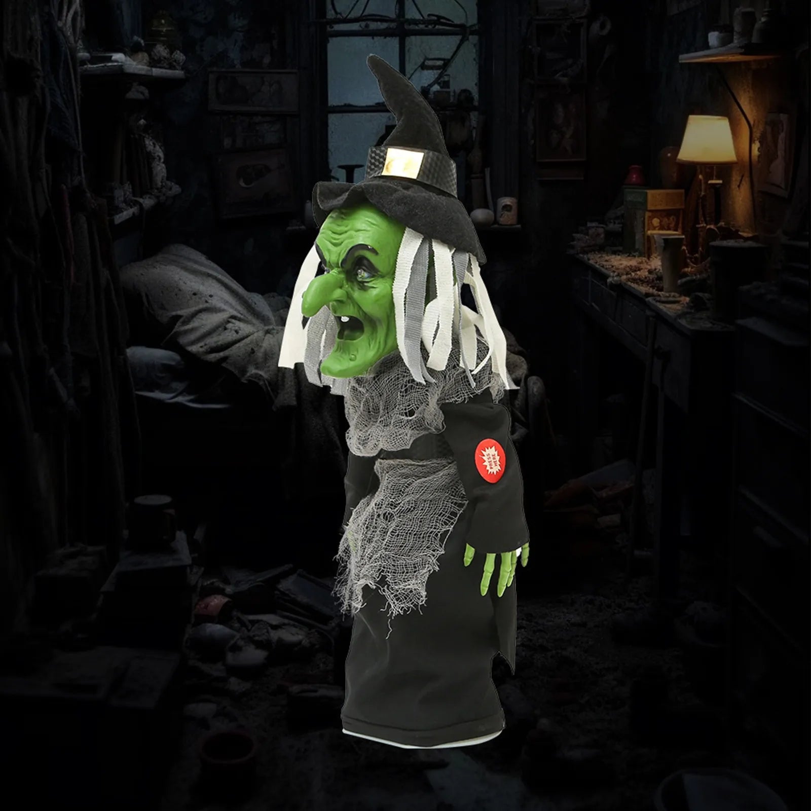 Halloween Horror Witch Ornaments Witch Horror Party Haunted House Room Atmosphere Layout Props Halloween Hanging Decor, Gift