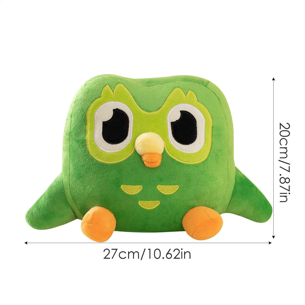 Duolingo DuoPlush Officially Licensed Reminder to Do Your Daily Lesson Premium Plushie FeatherGreen 8.5 Inch