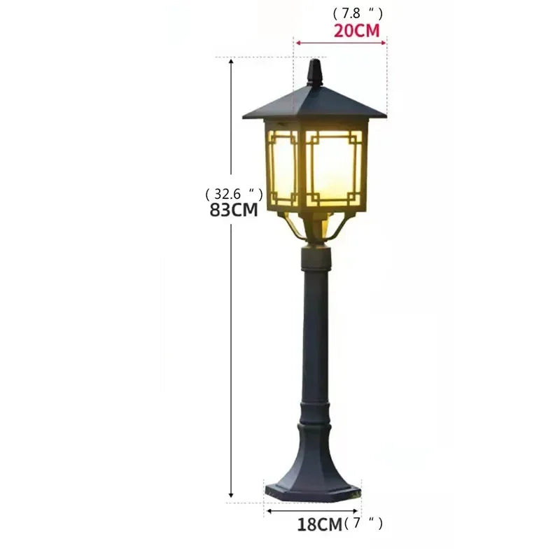 GISELLE Contemporary Outdoor Lawn Lamp LED Electric Waterproof Villa Garden Courtyard District Residential Quarters Lawn Lamp ﻿