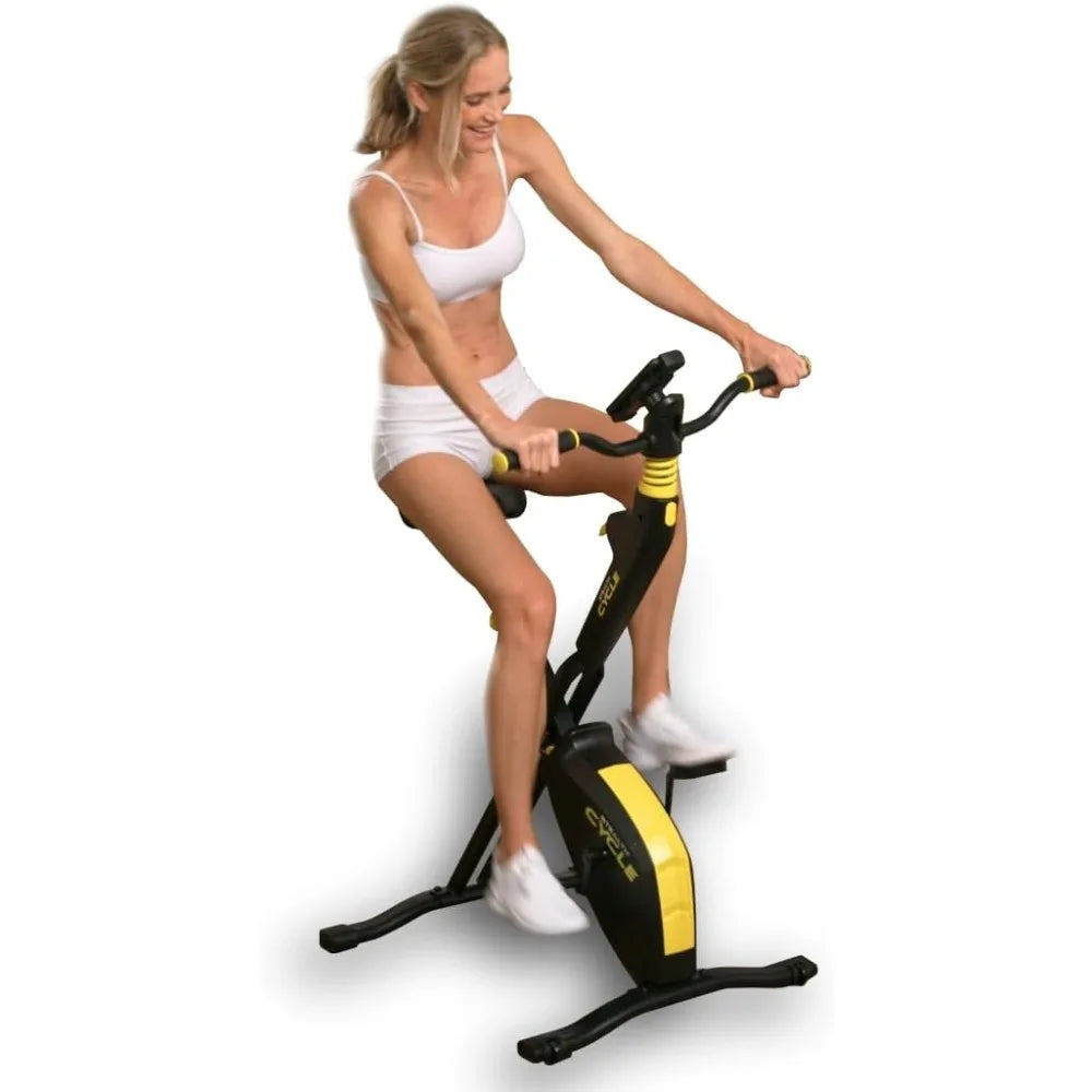 NEW-STEALTH GAME CYCLE: Full-Body Workout X-Bike, Gamified Cardio with 5 Free Games, Foldable Magnetic Cycle,