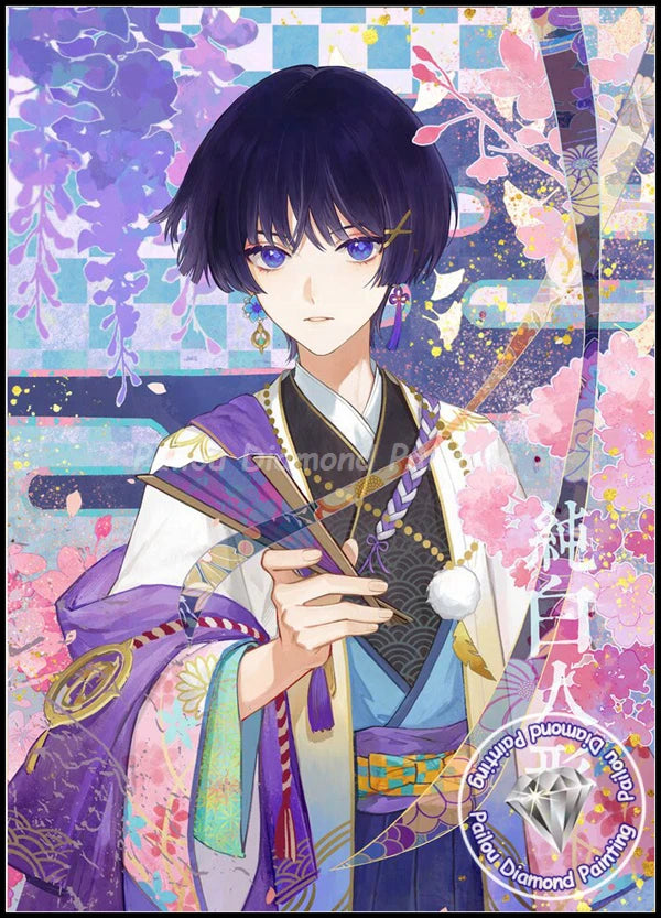 MINISO 5D DIY Diamond Painting Xiao Kazuha Wanderer Style Embroidery Square/Circular Mosaic Art Home Decoration Handmade DIY