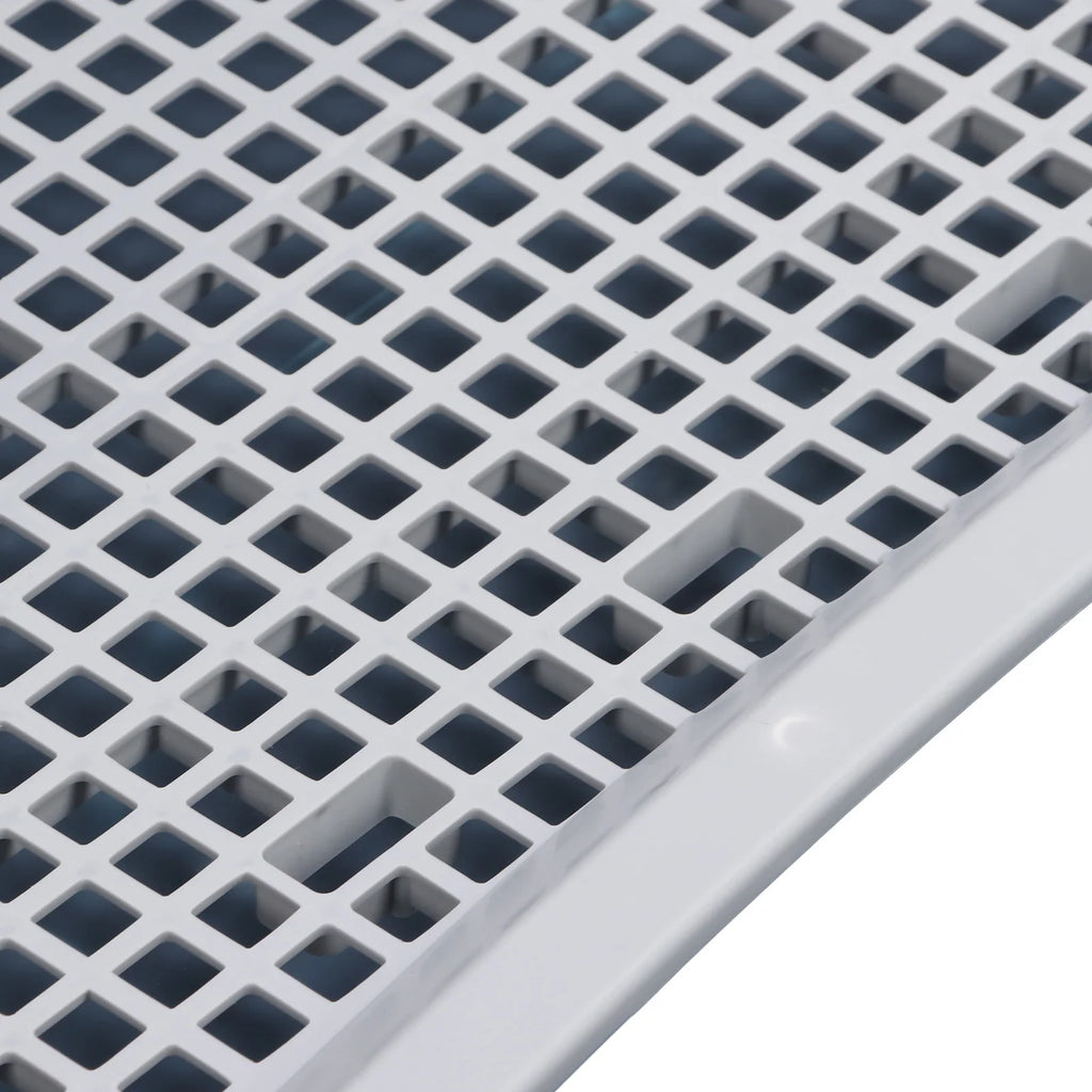 Dog Training Toilet with Wall Column Removable Portable Puppy Mesh Training Potty for Large Small Medium Pets Dog Potty Tray