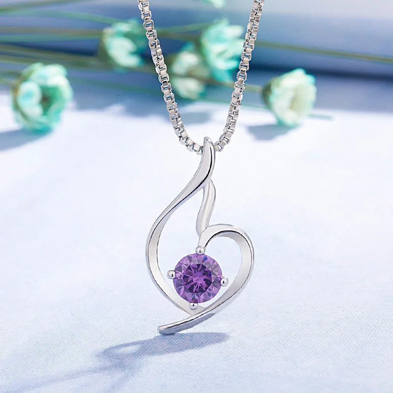 925 Sterling Silver Necklace Pendant Zircon High Quality Chain For Women Luxury Fashion Wedding Engagement Jewelry Party Gifts