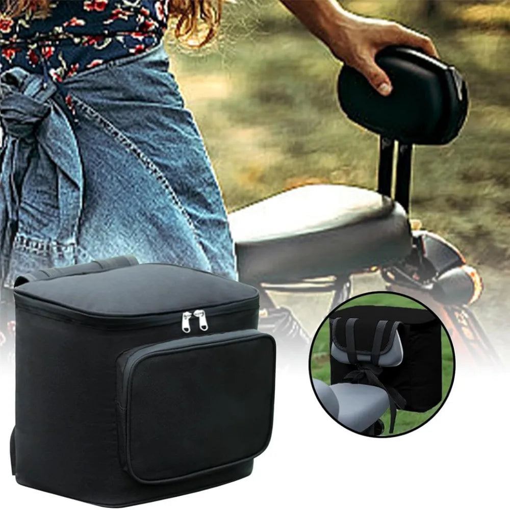 Motorcycle Backrest Bag | Motorcycle Backrest Storage Bag | Motor Backrest Organizer Bag | Universals Fit Motorbike Bag