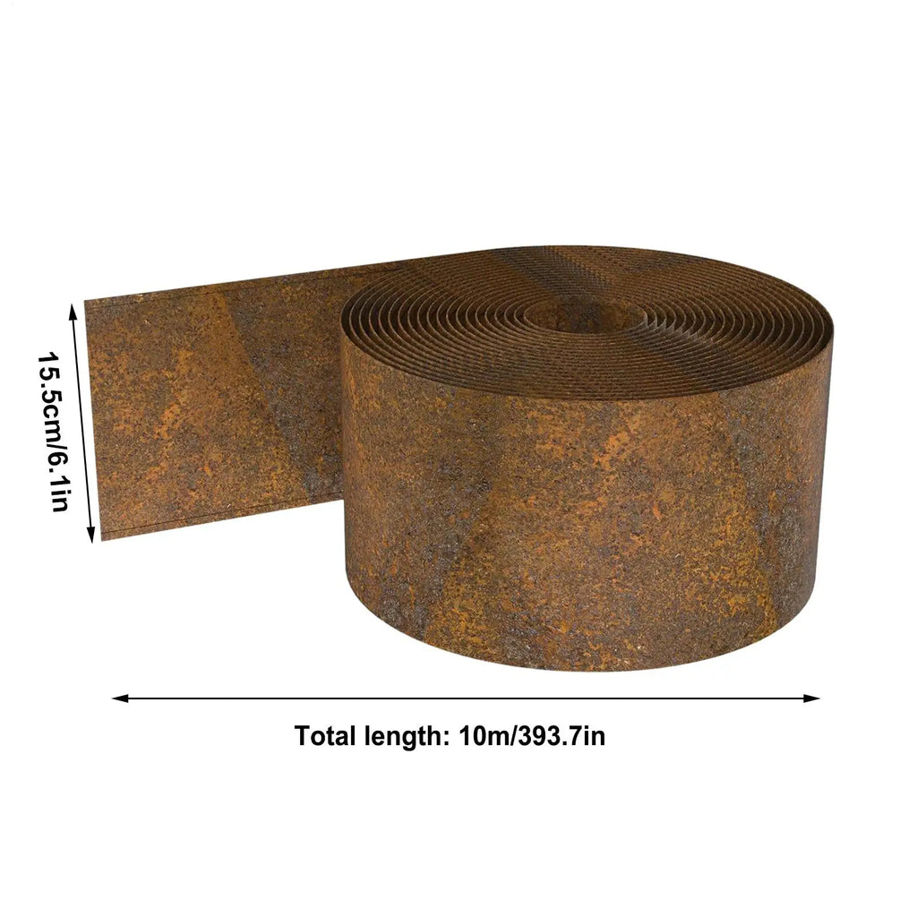 10M Garden Fence Garden Grass Lawn Edge Border Fence Ground Fence Combined with Pastoral Gardening Lawn Fence Landscapes Decor