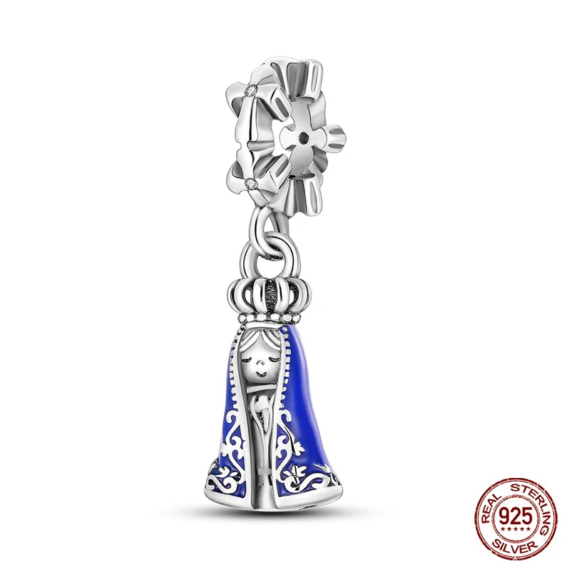 Original Ocean Series Fit 3mm Bracelet 100% Authentic 925 Sterling Silver Turtle Crab Mermaid Charm Beads DIY Jewelry Gift