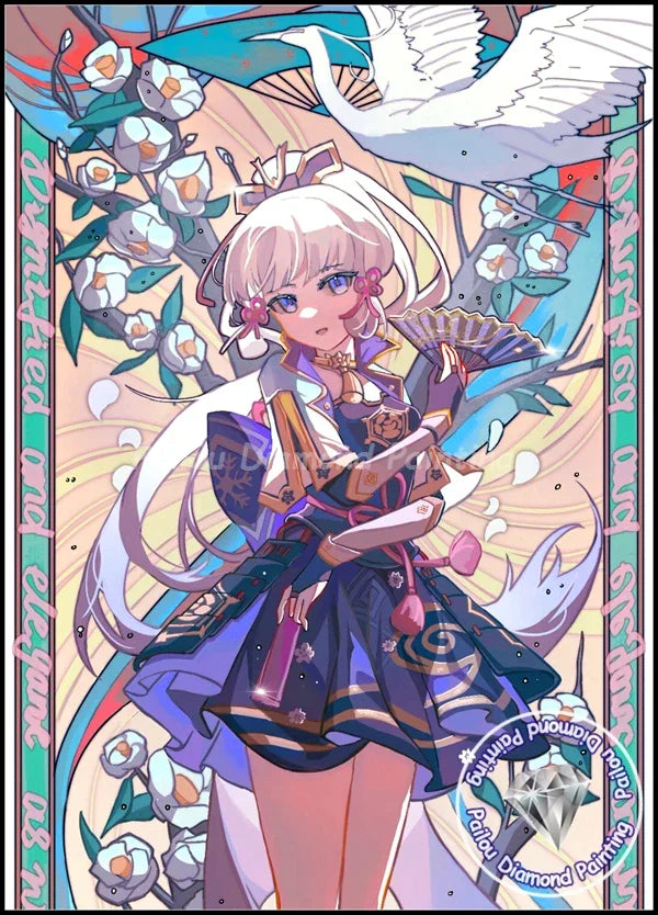 MINISO 5D DIY Diamond Painting Xiao Kazuha Wanderer Style Embroidery Square/Circular Mosaic Art Home Decoration Handmade DIY