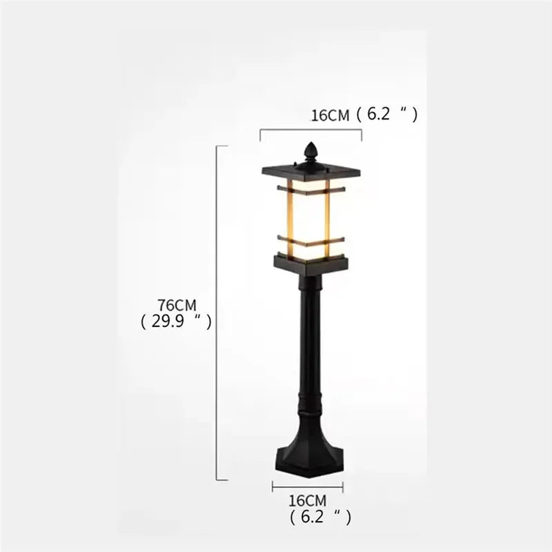 GISELLE Contemporary Outdoor Lawn Lamp LED Electric Waterproof Villa Garden Courtyard District Residential Quarters Lawn Lamp ﻿