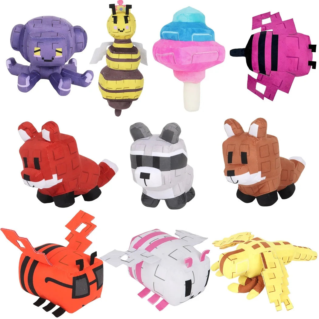 Hot Animals Fox Plush Toys Grow Garden Kawaii Bear Stuffed Dolls Cartoon Animals Toys Kids Baby Chlidren Birthday Gifts