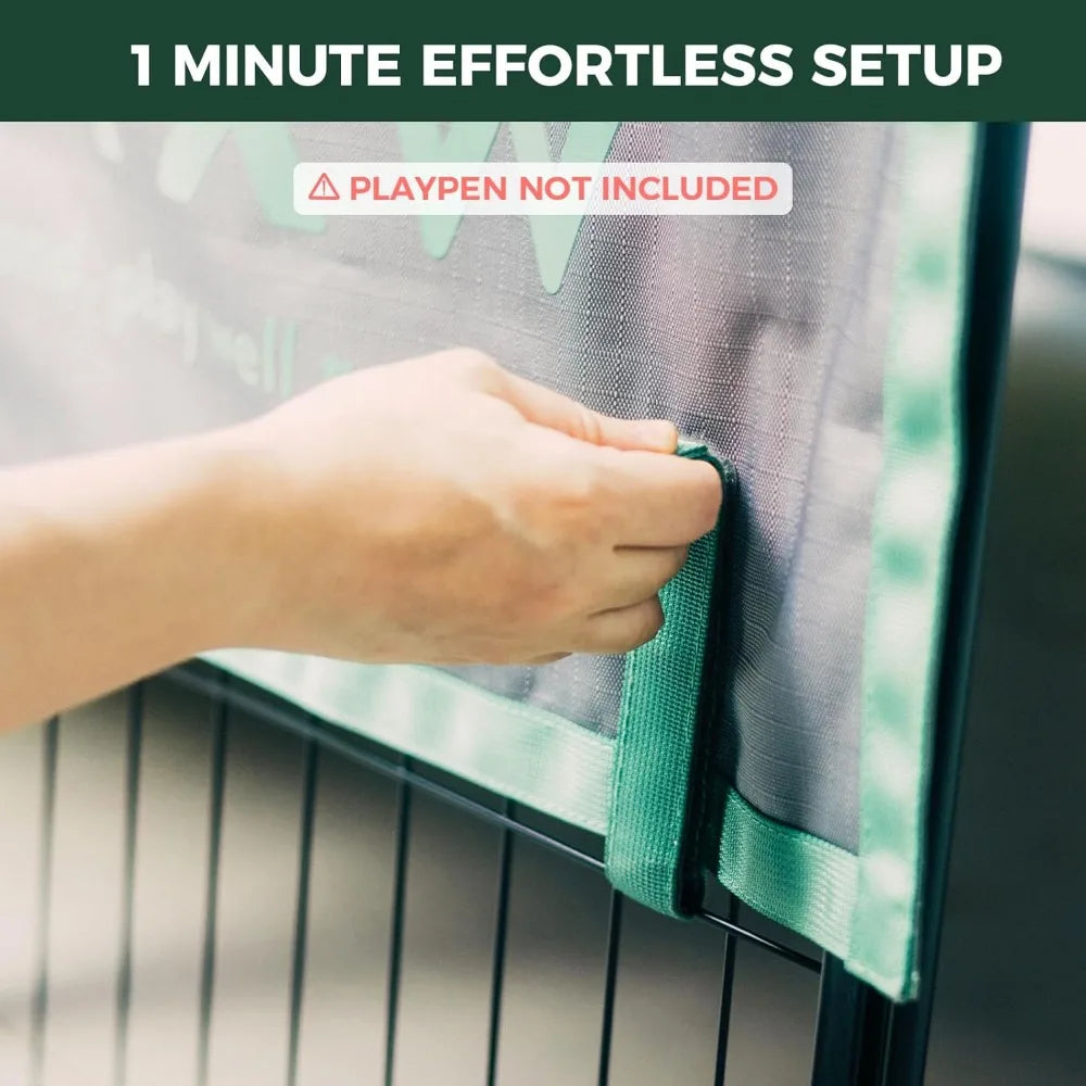 Sun Shade Specialized for Dog Playpen (Not Suitable for Other Brands),