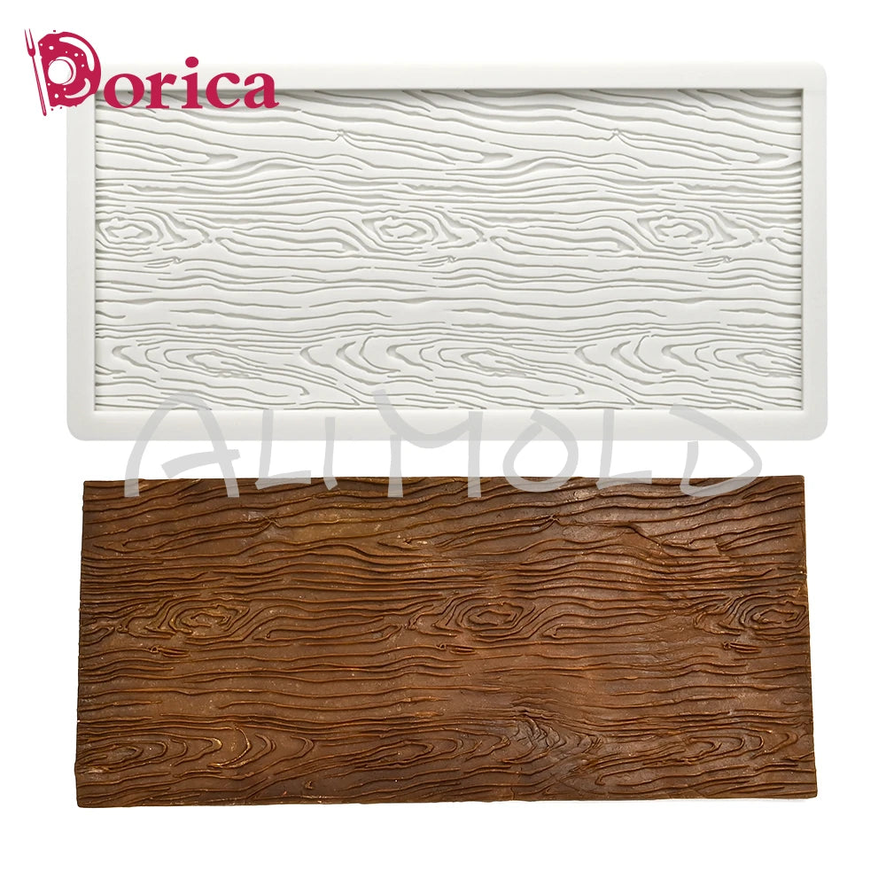 Bark Veins Design Silicone Mold Chocolate Fondant Mould DIY Resin Clay Model Cake Decorating Tools Kitchen Bakeware Accessories