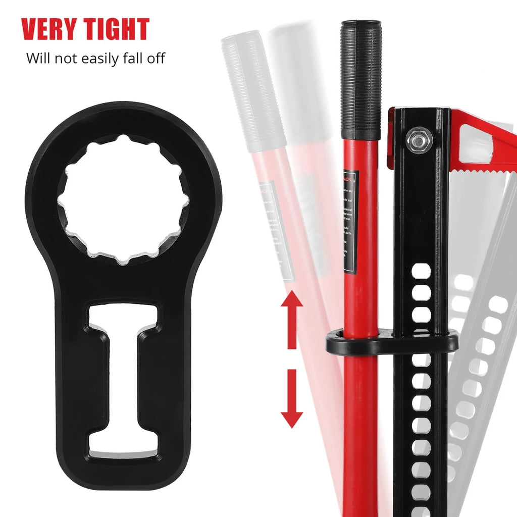Hi Lift Jack Tools,Jack Grip,Hi-Lift Jack Accessories, Rubber Rescue Jack Fastener,Protective Jack Handle Sheath for Stability