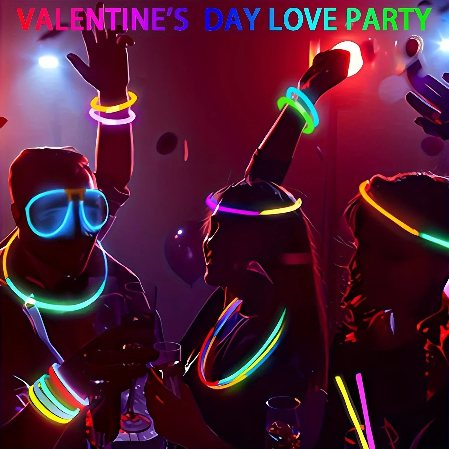 30/60PCS Plastic Glow Sticks Bulk 8 Inch Multicolor Glow in the Dark Accessories for Party Decorations Emergency Lighting ZSY