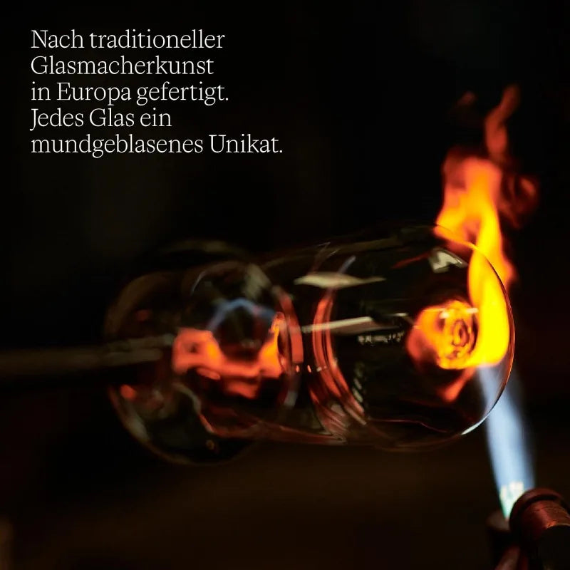 JOSEPHINE No 3  Red   Red wine glasses   purely handmade - Set of 2