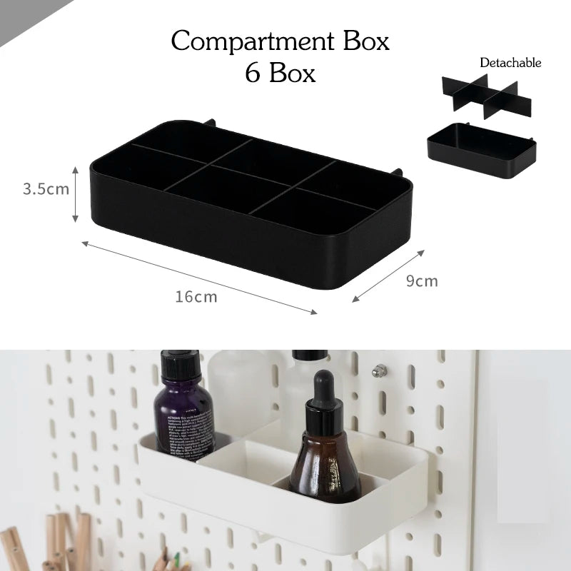 DIY Pegboard and Accessories, Multifunction Kitchen Organization, No Drill, Shelf, Wall Panels, Wall-Mounted Storage Rack