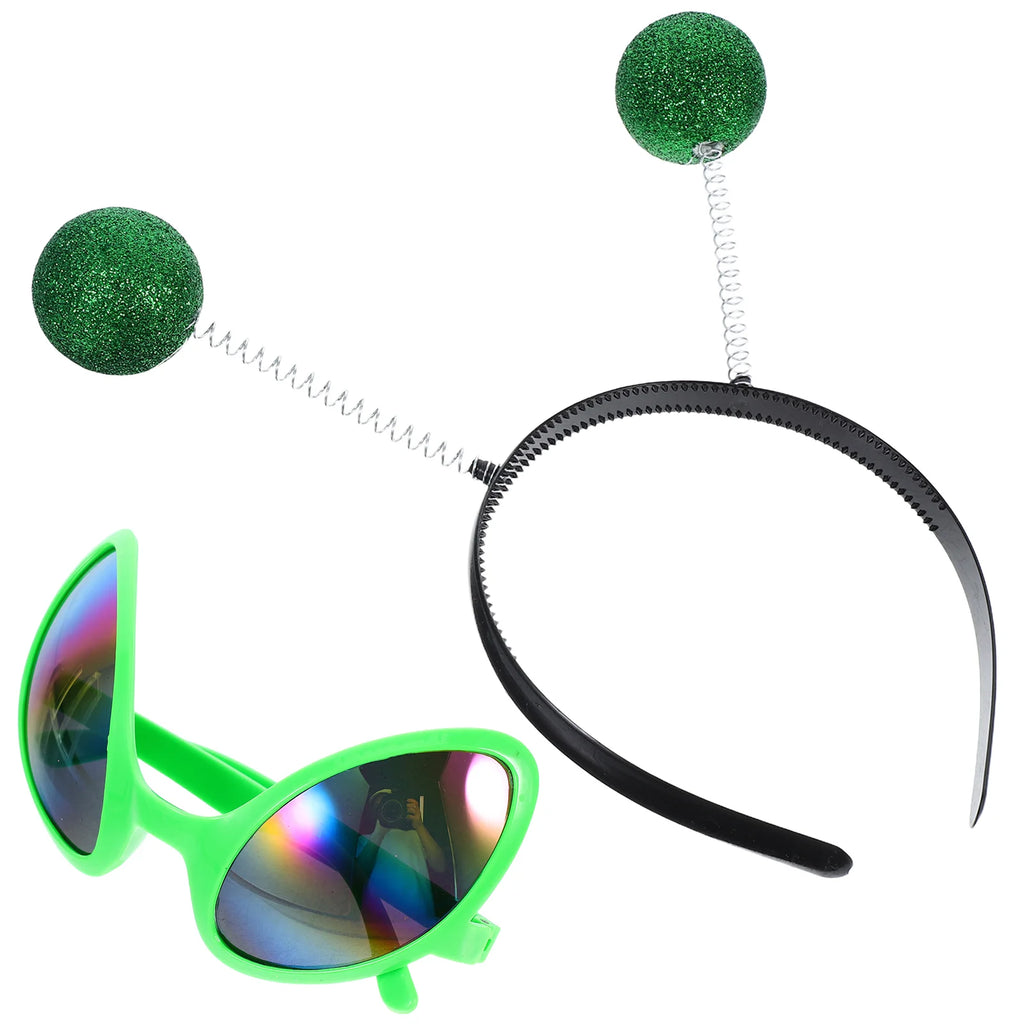 1 set Funny Accessories Costume for Antenna Headband Band Party Halloween Decorations Women Photo Prop