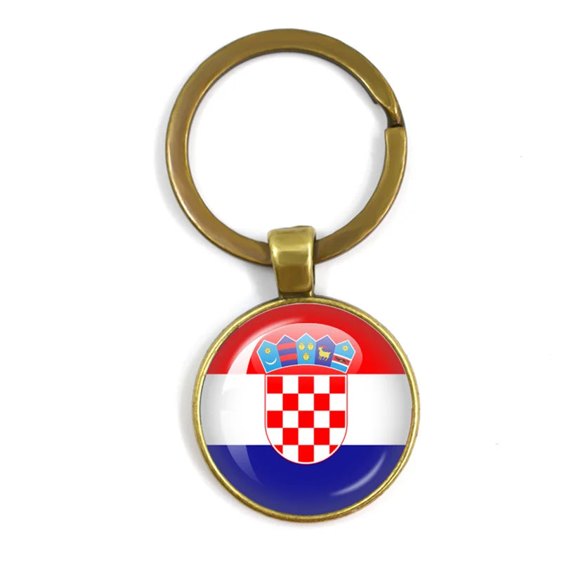 European National Flags, Albania, Andorra, Belarus, Belgium, Bosnia and Herzegovina, Bulgaria, Croatia, Popular Key Chain