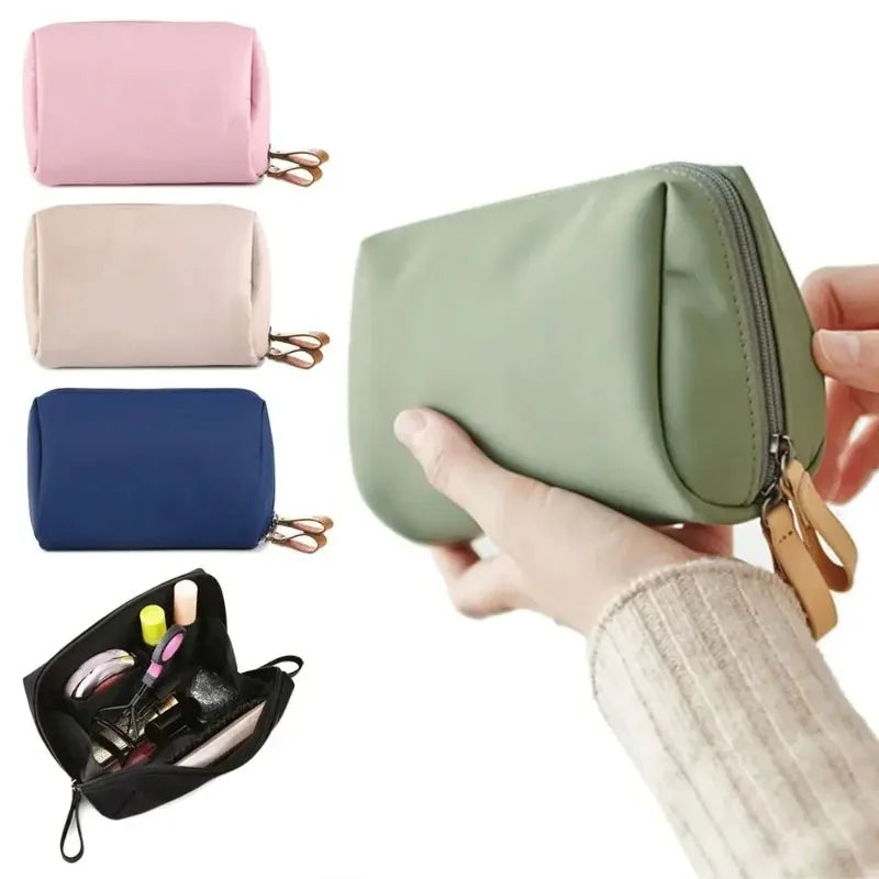 Portable Women Makeup Bag Cosmetic  Coin Pouch Storage Bag Mini Lipstick  Small  Toiletry  Organizer Case