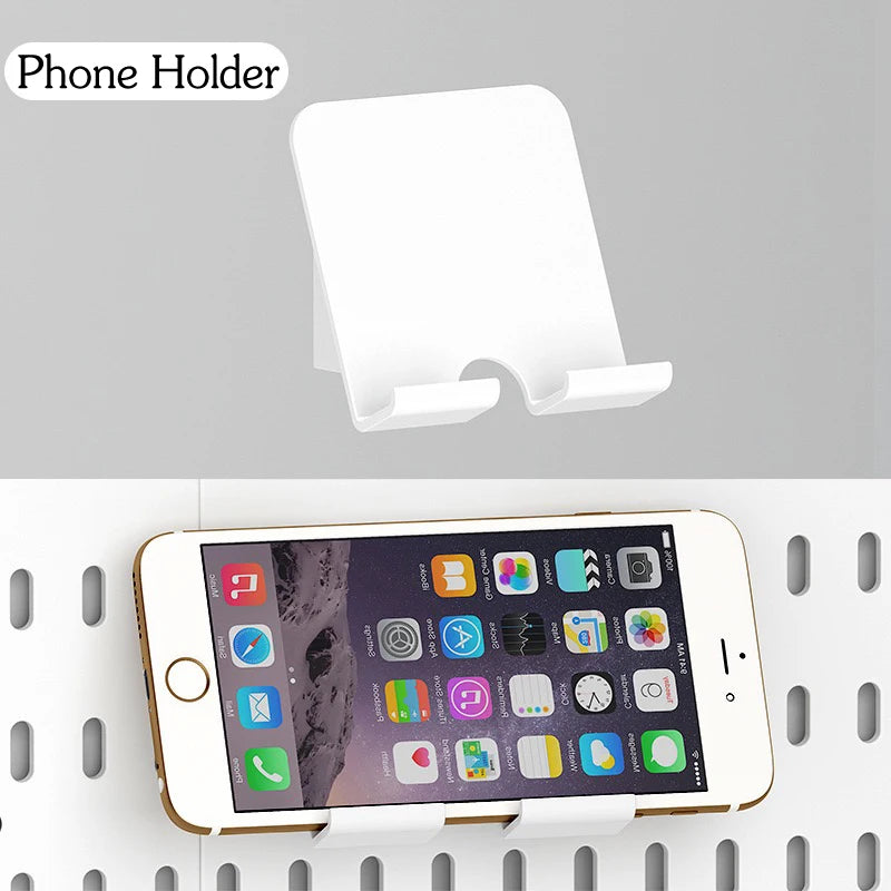 DIY Pegboard and Accessories, Multifunction Kitchen Organization, No Drill, Shelf, Wall Panels, Wall-Mounted Storage Rack