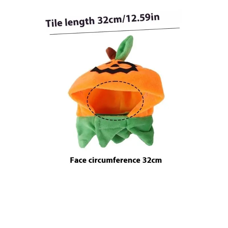 1Pcs Cute Pet Halloween Dog Cat Costume Small Dogs Cat Cosplay Bat Pumpkin Headgear Hat Pet Supplies