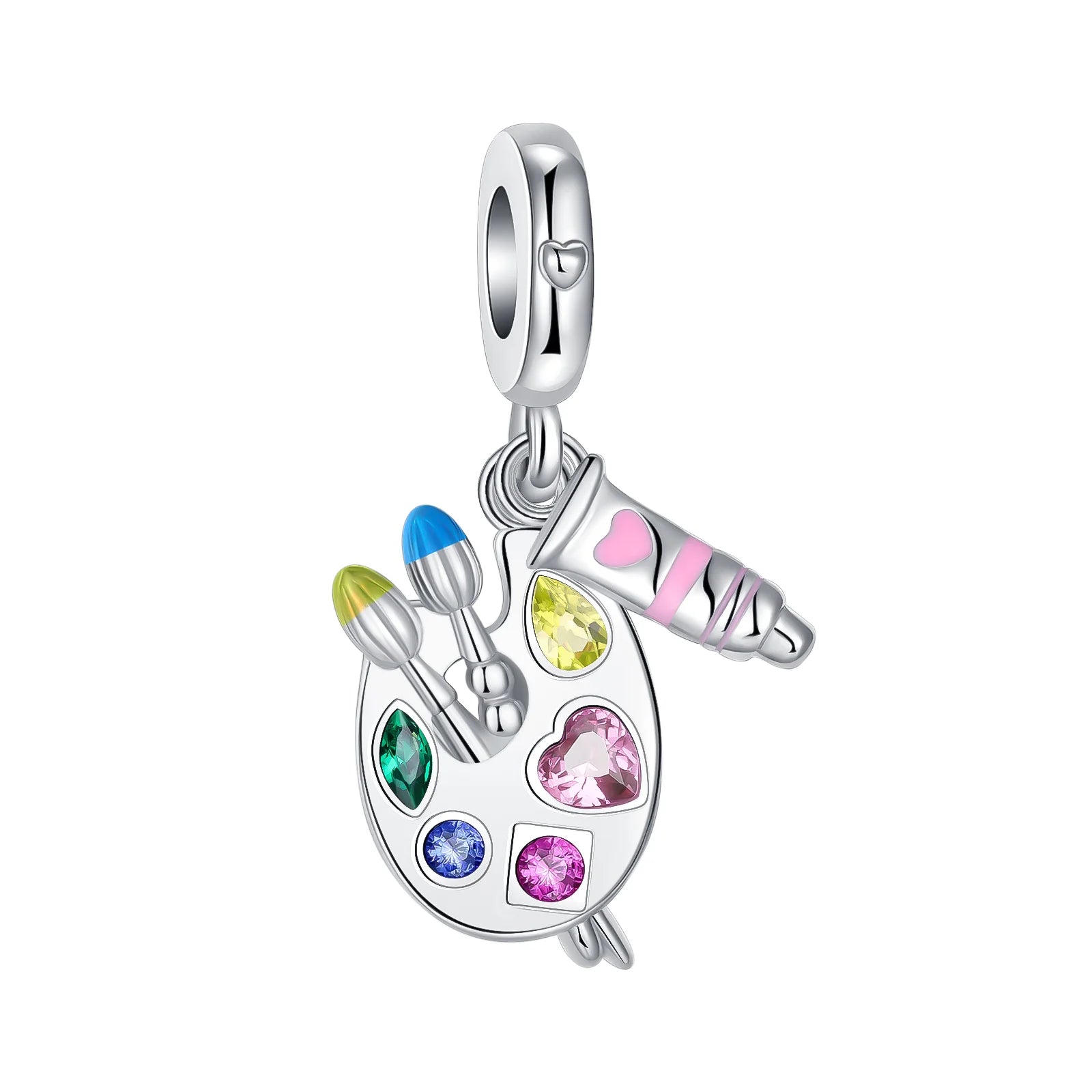 Original 925 Sterling Silver Charms Bag Earphone Magic Cube Watch Games Console Bead Pendant Fit Bracelet Necklace Jewelry