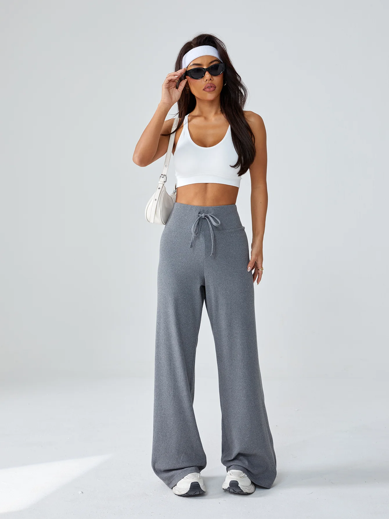 Gym Woman Clothing Sportswear Breathable Trousers Yoga-to-Street Chic Athleisure Fitness Pants Trendy Women's High-Waisted Yoga