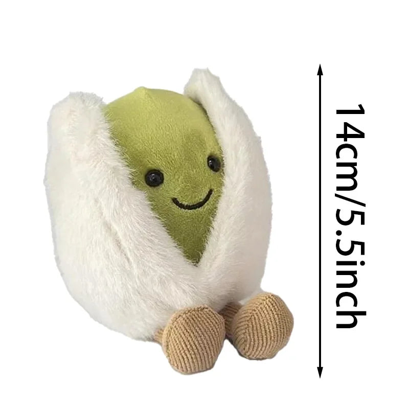 Plush Pistachio Doll 14 Cm Cute Toys Kids Holiday Gift Living Room Decoration Household Supplies